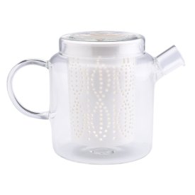 Glass Teapot With Porcelain Infuser 700ml £38